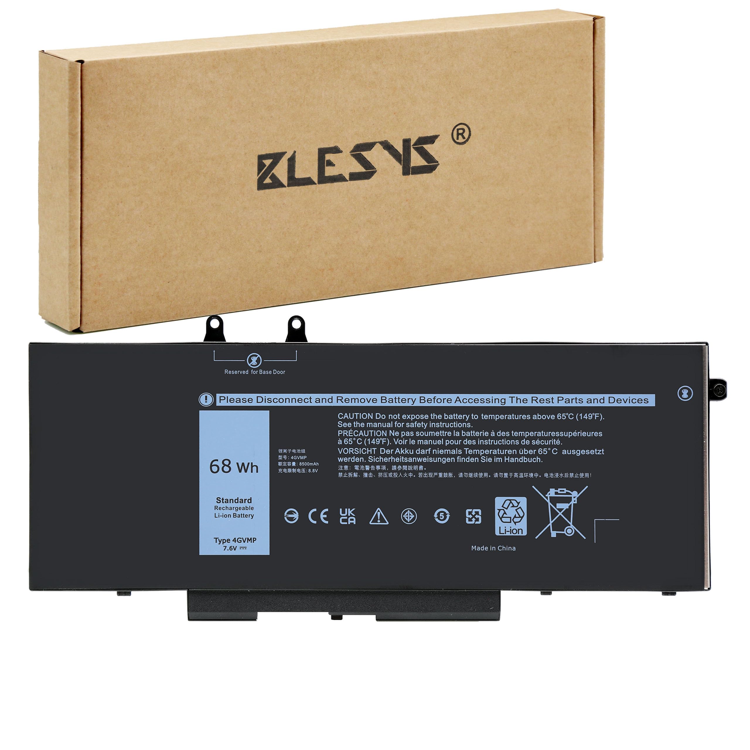 DE Latitude 5400 / 4GVMP (Q) (68W) (Built in) (Ba)