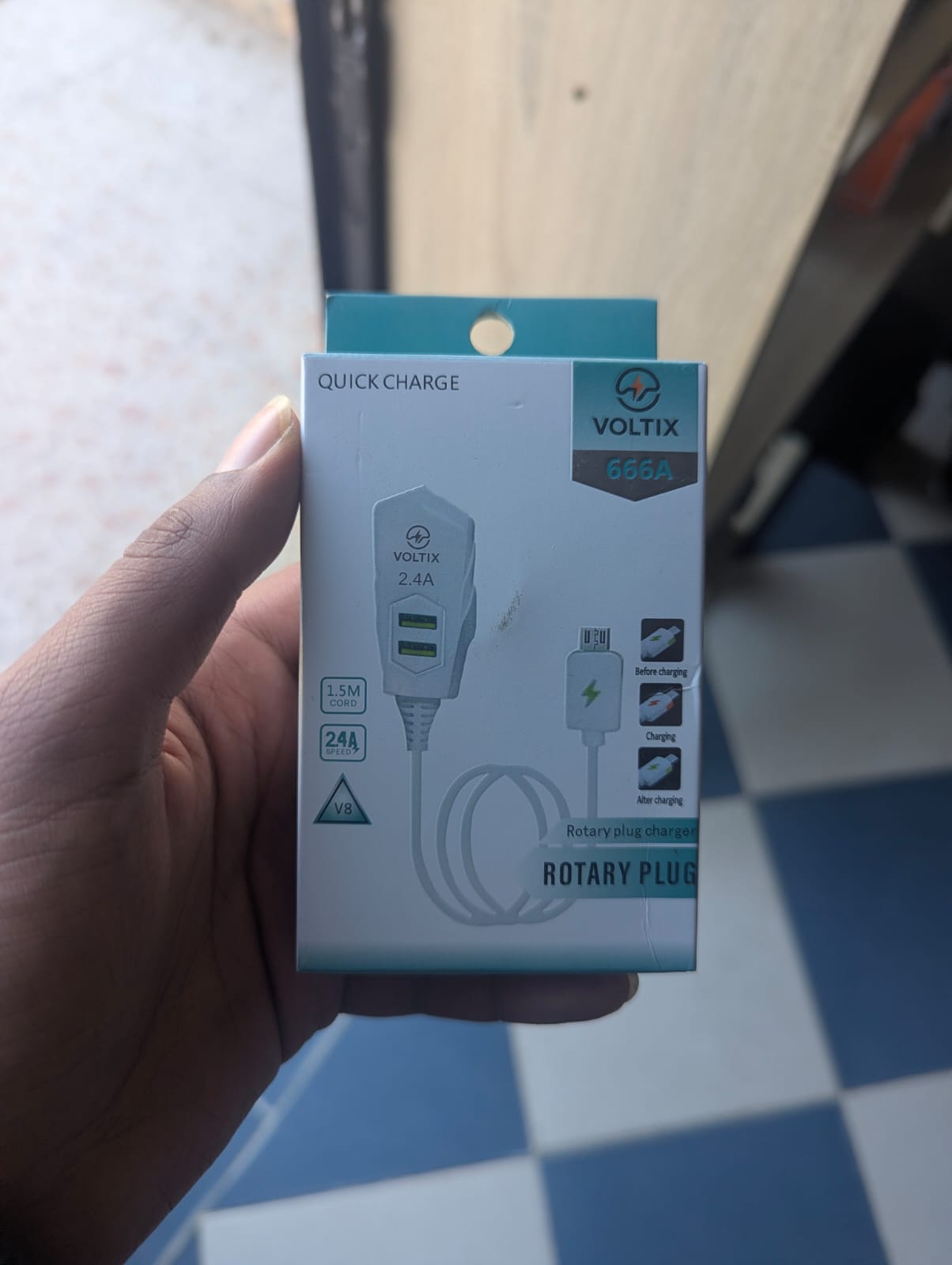 شاحن ميكرو VOLTIX 666A