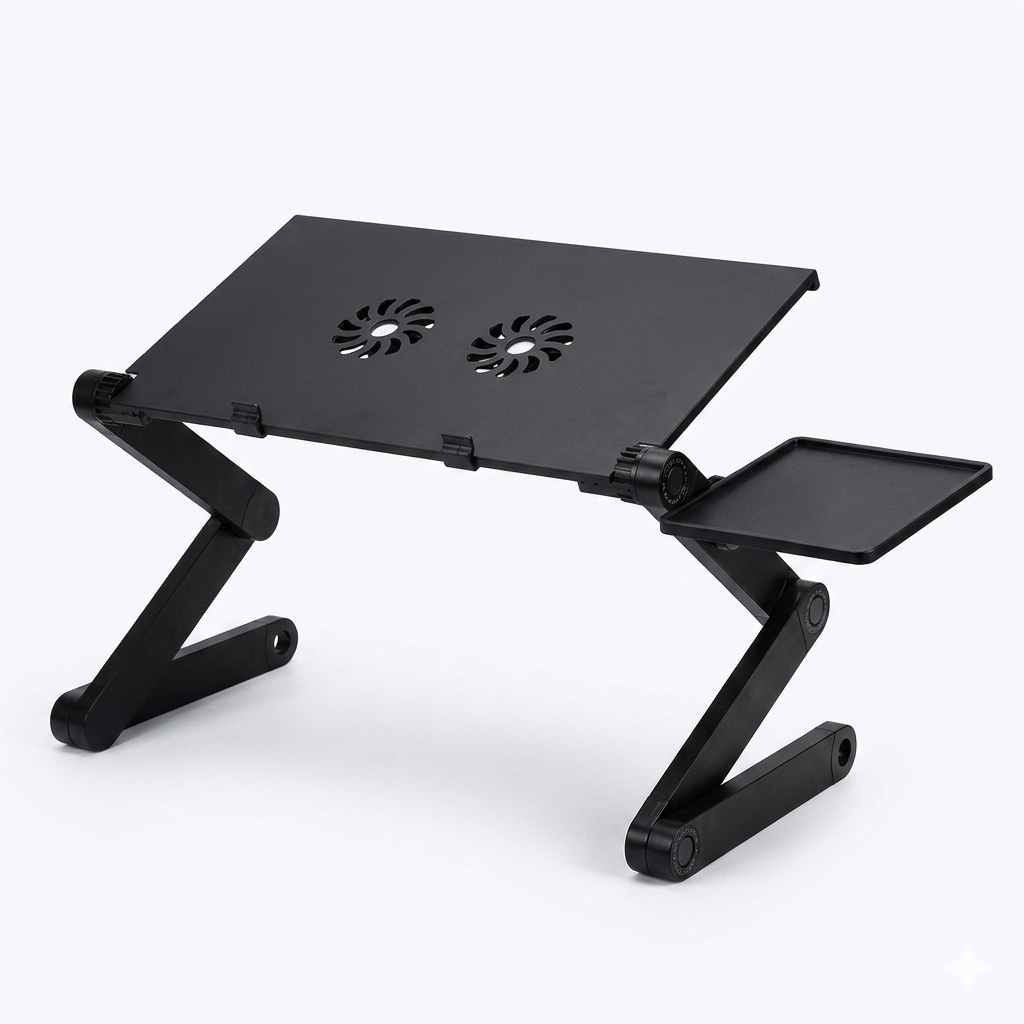 Laptop Desk with cooling fan + mouse pad