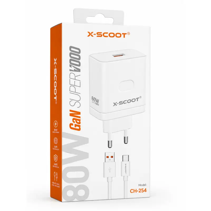 شاحن X-SCOOT CH-254 80W
