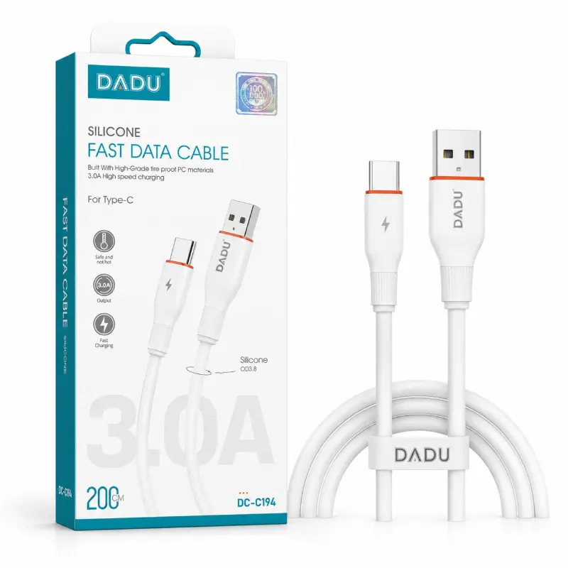 كابل 2 متر  TYPE-C TO IOS DC-C194