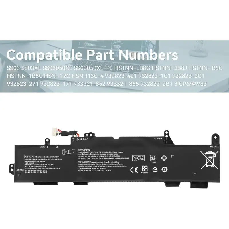 بطارية HP Battery EliteBook 840 G5 G6 Zbook 14U G5 G6 - SS03XL