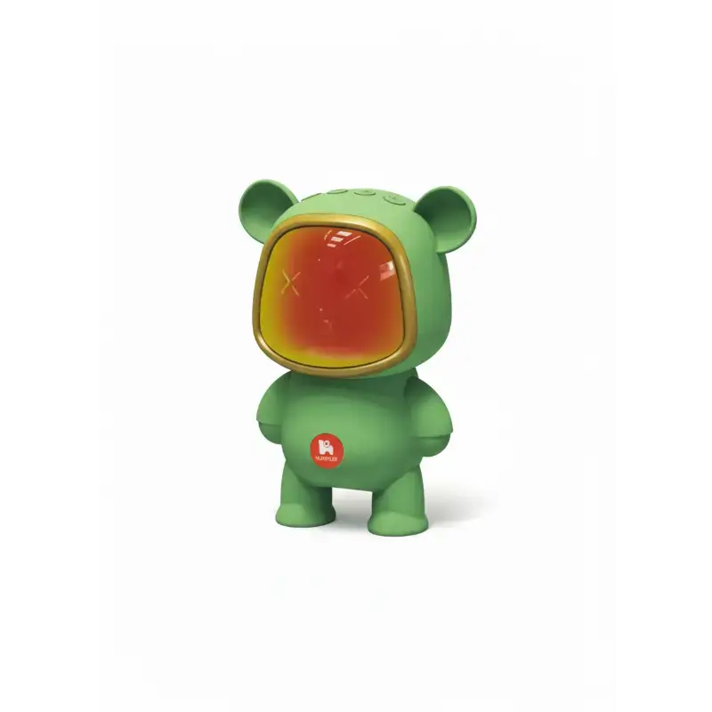 سماعة بلوتوث محمولة HURRYLEE HR-186 بتصميم دب وصوت قوي