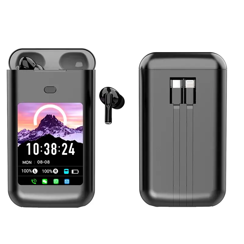 سماعات أذن لاسلكية OEM – مقاومة للعرق، Ear-hook، أكثر من 20 ساعة بطارية، إضاءة متعددة الألوان للرياضة