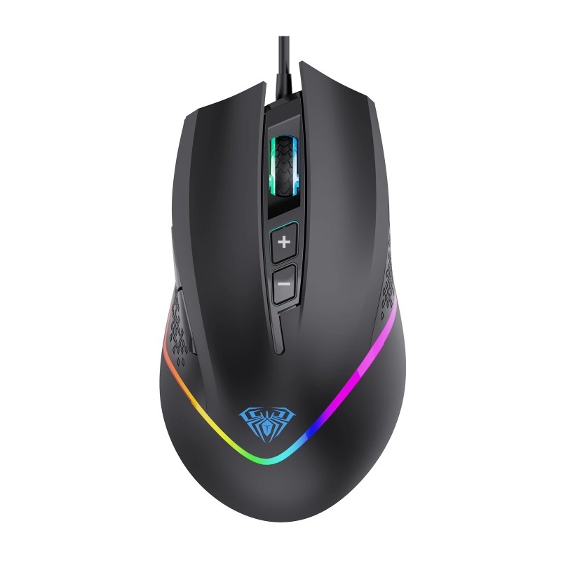 AULA F805 Wired Gaming Mouse Full color