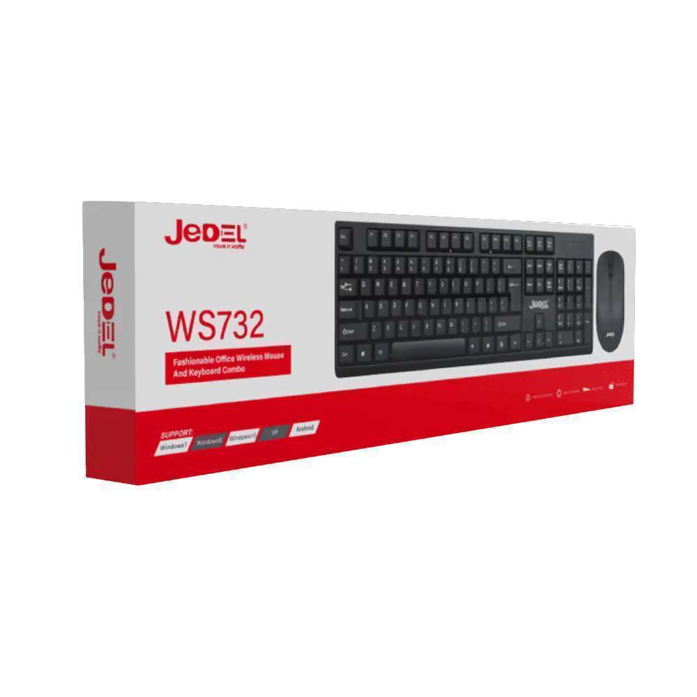 كيبورد وماوس وايرلس WS732