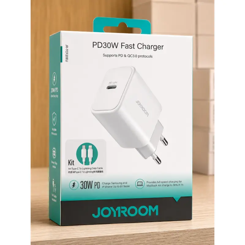 شاحن جيروم اصلي JR-TCF24EU 30W